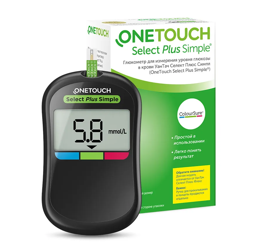 Глюкометр Ван Тач Селект Плюс Симпл