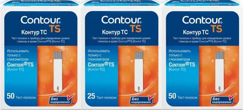 Тест-полоски Контур ТС №125