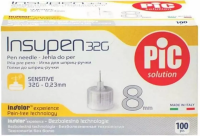 Иглы Инсупен 8 мм (32G) №100