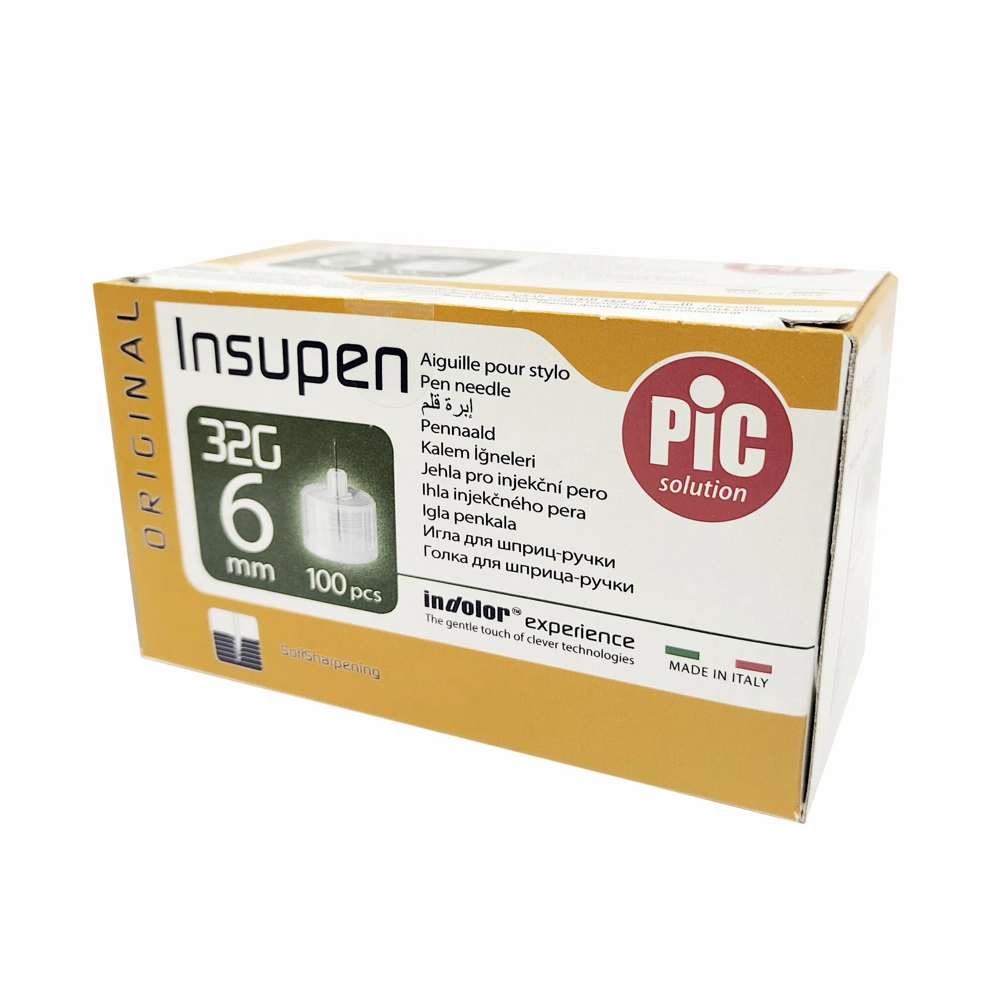 Иглы Инсупен 6 мм (32G) №100