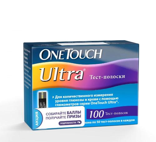 Акция на тест-полоски Ван Тач Ультра №100